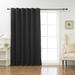 Alcott Hill® Scarsdale Solid out Thermal Grommet Single Curtain Panel Polyester in Black | 100" W x 108" L | Wayfair ACOT4343 38139402