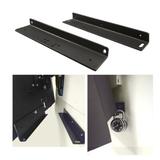 ApolloEnclosures Security Kit Brackets For All Apollo Enclosures in Black | 14 H x 3.25 W in | Wayfair SK100-WM