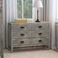 DaVinci Fairway 6 Drawer Double Dresser in Gray | 33.9 H x 48 W x 17.8 D in | Wayfair M13516CTG
