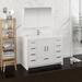 Radele Ebern Designs 48" Free-Standing Single Sink Bathroom Vanity Set w/ Medicine Cabinet Wood/Plastic in White | Wayfair