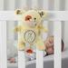 L.A. Baby Cinch Plush Mini Giraffe Sleep Aid Womb Sound Soother Mobile Fabric in Yellow | 5.5 H x 3.5 W x 8 D in | Wayfair CSSPLY-GI