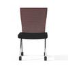 Safco Products Company Valore Training Series 20" W Waiting Room Chair w/ Metal Frame Metal in Red/Black/Brown | 20 W x 24 D in | Wayfair TSH2BR