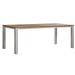 OASIQ Machar Dining Table Wood/Metal in White | 29.5 H x 78.75 W x 39.38 D in | Outdoor Dining | Wayfair 6001000334200