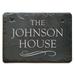 The Slate Masons Slate Family Name Wall Mount in Black | 8 H x 12 W x 0.375 D in | Wayfair #3T-BL-BL-WH