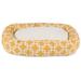 Majestic Pet Products Links Sherpa Bagel Bolster Polyester in Yellow | 7 H x 35 D in | Wayfair 78899554029