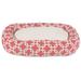 Majestic Pet Products Links Sherpa Bagel Bolster Polyester in Orange | 7 H x 35 D in | Wayfair 78899554107