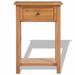 Charlton Home® Nightstand Solid Oak Wood in Brown | 29.5 H x 19.7 W x 12.6 D in | Wayfair 0C7A8A18A9AA4DC3B6F7FB442E7F1282