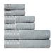 Wrought Studio™ Paulene 6 Piece Towel Set Terry Cloth/100% Cotton in Gray | 28 W in | Wayfair E8076C57E5C14DFEAF48725A3EDA0313