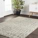 Gray/White 30 x 0.5 in Area Rug - World Menagerie Masai Hand-Hooked Wool Warmer/Neutral Gray Area Rug Wool | 30 W x 0.5 D in | Wayfair