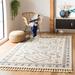 Gray/White 79 x 0.3543 in Indoor Area Rug - Foundry Select Shiflet Southwestern Ivory/Gray Area Rug Polypropylene | 79 W x 0.3543 D in | Wayfair