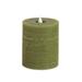 The Holiday Aisle® LED Wax/Plastic Unscented Flameless Candle Plastic in Green | 7.75 H x 3.5 W x 4 D in | Wayfair 67BDD4C5559C4ADB9179AABBAF66A4D7