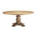 The Barn Wild Hen Round Pine Wood Dining Table by Modway Wood in Brown | 30 H x 71 W in | Wayfair EEI-3495-BRN