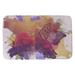 Red Barrel Studio® Olney Watercolor Butterfly & Rose Bath Rug Memory Foam | 21" W x 34" L | Wayfair D71295D4DA944CCBAA8FEC3A01E6148E