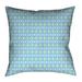 Latitude Run® Avicia Indoor/Outdoor Throw Pillow Polyester/Polyfill blend in Blue | 16 H x 16 W x 3 D in | Wayfair 8DC4137561144B2796C126C9FF9E1659