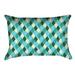 Latitude Run® Avicia Lumbar Pillow Polyester/Polyfill blend in Green/Blue | 14 H x 20 W x 3 D in | Wayfair 1B137C4E1616490A9A6E680DE94048BE