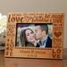 Winston Porter Shallenor Sweet Love Personalized Picture Frame Wood in Brown | 6.75 H x 8.75 W x 0.5 D in | Wayfair