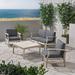 Foundry Select Gianni Outdoor 5 Piece Sofa Seating Group w/ Cushions Wood/Natural Hardwoods in Gray | Wayfair 272C864EAFD44007AC1C45CD41A751F1