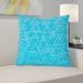 Latitude Run® Avicia Indoor/Outdoor Throw Pillow Polyester/Polyfill blend in Indigo | 18 H x 18 W x 9.5 D in | Wayfair