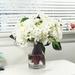 House of Hampton® Rose & Mixed Floral Arrangement in Vase Fabric | 13 H x 8 W x 8 D in | Wayfair FE839CB324A24DE8ADB396BC978D082D