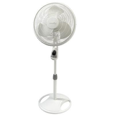 Lasko 1646 16 in. Oscillating Stand Fan - White