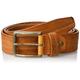 Wrangler Men's Double Stitch Belt, Brown (Cognac 81), 110 cm