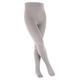 FALKE Unisex Kinder Strumpfhose Cotton Touch K TI blickdicht dick einfarbig 1 Stück, Grau (Silver 3290), 122-128