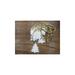 The Holiday Aisle® Wooden Tree Hanging Figurine Wood in Brown/White | 2.4 H x 2.4 W x 0.5 D in | Wayfair 10B64B60C9A14383B30B261EC70A84A0