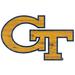 GA Tech Yellow Jackets Distressed Logo Cutout Sign