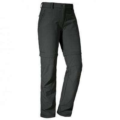 Schöffel - Women's Pants Ascona Zip Off - Trekkinghose Gr 76 - Long grau/schwarz