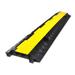 Pyle Cable Protective Cover Ramp in Black/Yellow | 1.06 H x 36.09 W x 9.08 D in | Wayfair PCBLCO26