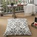 Winston Porter Cann Outdoor Square Ikat Floor Pillow Polyester/Polyfill blend | 26 H x 26 W x 26 D in | Wayfair 66262728A1974C09BEECBAE3B825B5EB