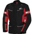 IXS Tour Evans-ST Veste textile de moto de dames, noir-rouge, taille 2XL pour Femmes