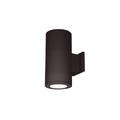 WAC Lighting Tube Architectural 12 Inch Tall 2 Light LED Outdoor Wall Light - DS-WD05-F27C-BZ