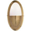 Visual Comfort Signature Collection Thomas O'Brien Pelham 11 Inch Wall Sconce - TOB 2209HAB-WG