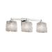 Justice Design Group Veneto Luce 24 Inch 3 Light Bath Vanity Light - GLA-8433-30-LACE-CROM-LED3-2100