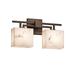 Justice Design Group Lumenaria 16 Inch 2 Light Bath Vanity Light - FAL-8702-55-DBRZ