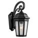 Kichler Lighting Courtyard 17 Inch Tall 1 Light Outdoor Wall Light - 9033BKT