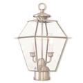 Livex Lighting Westover 16 Inch Tall 2 Light Outdoor Post Lamp - 2284-91