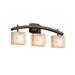 Justice Design Group Alabaster Rocks! 25 Inch 3 Light Bath Vanity Light - ALR-8593-55-DBRZ