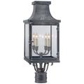 Visual Comfort Signature Collection Chapman & Myers Bedford 24 Inch Tall 4 Light Outdoor Post Lamp - CHO 7820WZ-CG