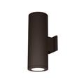 WAC Lighting Tube Architectural 22 Inch Tall 2 Light LED Outdoor Wall Light - DS-WD08-F927S-BZ