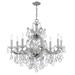 Crystorama Maria Theresa 26 Inch 9 Light Chandelier - 4408-CH-CL-MWP