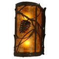 Meyda Lighting Whispering Pines 13 Inch Wall Sconce - 156617