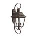 Progress Lighting Andover 34 Inch Tall 4 Light Outdoor Wall Light - P5627-20