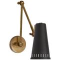 Visual Comfort Signature Collection Thomas O'Brien Antonio Wall Swing Lamp - TOB 2066HAB-BLK