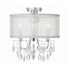 Crystorama Hampton 14 Inch 3 Light Semi Flush Mount - 5623-CH_CEILING