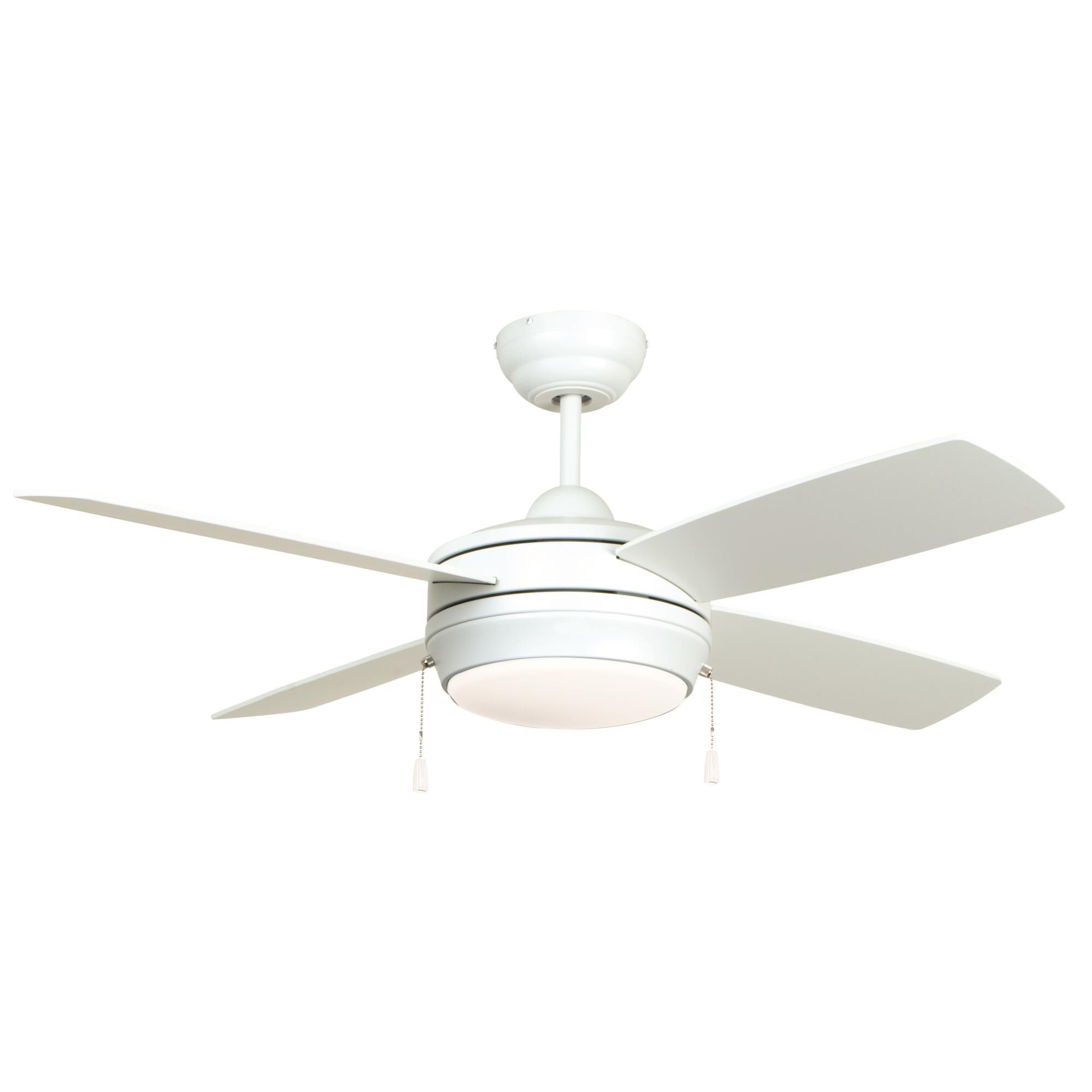 Craftmade Laval 52 Ceiling Fan with Light Kit - LAV52MWW4LK-LED