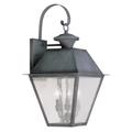 Livex Lighting Mansfield 22 Inch Tall 3 Light Outdoor Wall Light - 2168-61