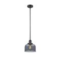 Innovations Lighting Bruno Marashlian Large Bell 8 Inch LED Mini Pendant - 201S-BK-G73-LED