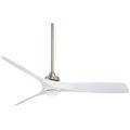 Minka Aire Aviation 60 Inch Ceiling Fan with Light Kit - F853L-BN/WH